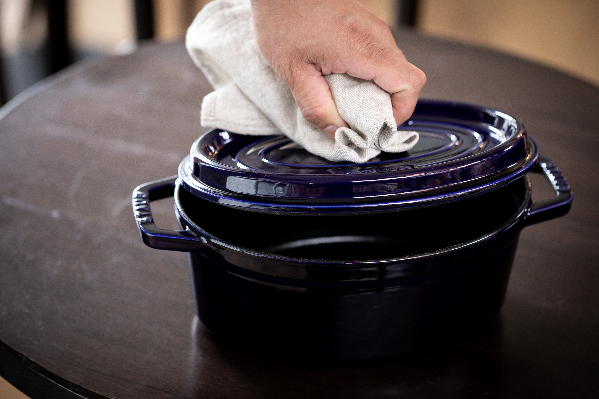 STAUB オーバル鍋 27センチ ストウブ-